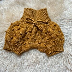 Misha And Puff Marigold popcorn shorts